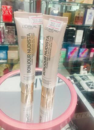 Bb крем l'oreal paris bonjour nudista відтінок 01 та 03