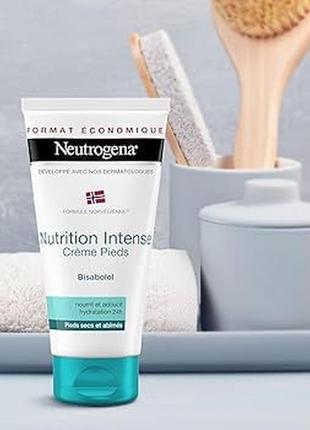 Інтенсивний крем для ніг neutrogena nutrition intense foot cream