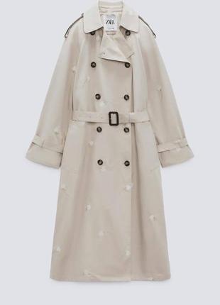 Тренч плащ zara