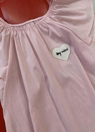 Платье пляжное розового цвета на девочку 10-11 лет2 фото