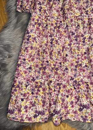 Невероятное нарядное стильное платье с рбшами цветочный принт для девочки 8/9р george4 фото