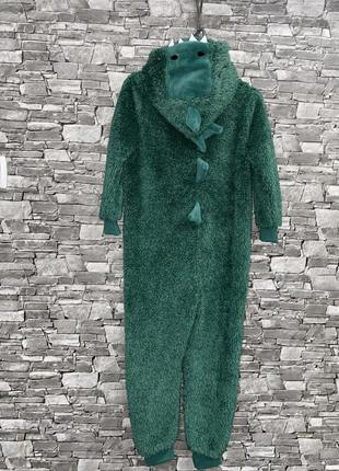 Кигуруми, кигуруми динозавр, пижама, теплая пижама, человечек