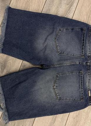 Шорты удлиненные джинсовые шорты3 фото