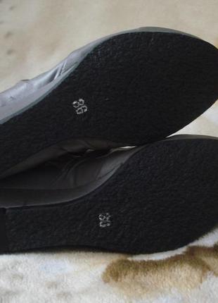 Bianco 35-36 р.- новые брендовые демисезонные кожаные ботинки6 фото