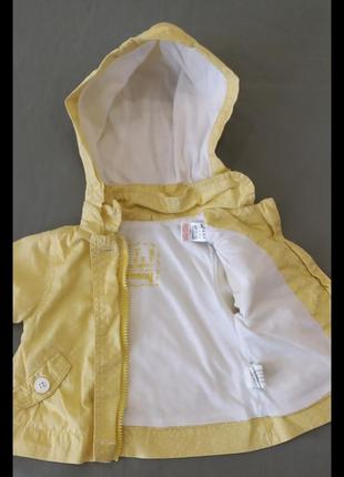 Куртка zara baby на весну для младенцев 3-6 мес.3 фото