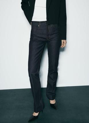 Джинси zara bootcut high-waist1 фото