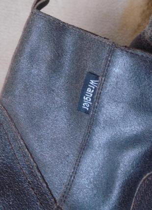 Wrangler-40 р.- новые.крутые брендовые демисезонные кожаные ботинки3 фото