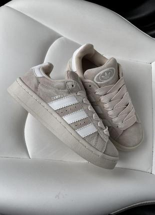 Adidas campus 0ss white being6 фото