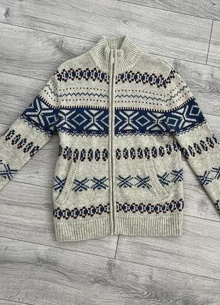 Теплый свитер в скандинавском стиле, теплый мягкий