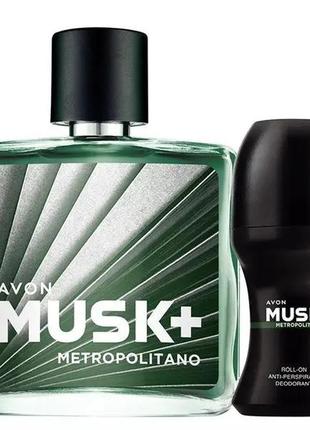 Набор musk metropolitano avon