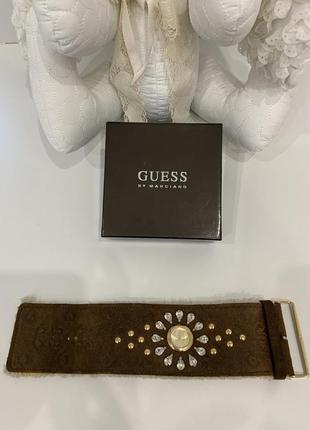 Часы браслет из овчины guess