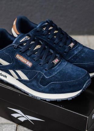 Reebok cs suede blue navi.5 фото