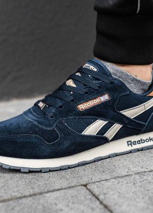 Reebok cs suede blue navi.6 фото