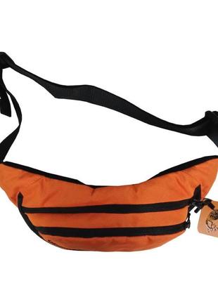 Поясна сумка hip bag orange4 фото