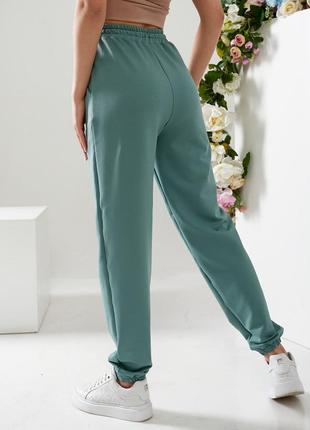 Базовые женские спортивные штаны джоггеры люкс качества10 фото