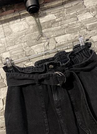 Юбка, джинсовая юбка, черная джинсовая юбка2 фото