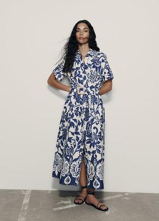 Бавовняна сукня (сарафан) zara