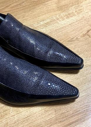Artioli milano stingray скат luxury handmade shoes2 фото