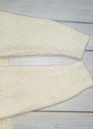 🤩1+1=3 теплый свитер айвори оверсайз с оригинальной спинкой new look, размер 44 - 468 фото