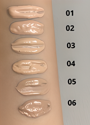 Тональна основа для обличчя bogenia velvet foundation spf 20 з ефектом матування2 фото