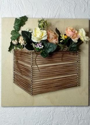 Подвесная настенная карманная ваза для цветов,5 фото