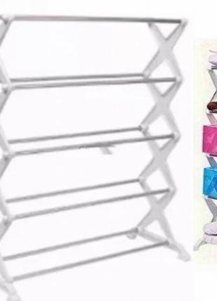 Стойка для хранения обуви utm shoe rack 5 полок3 фото