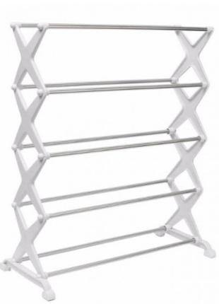 Стойка для хранения обуви utm shoe rack 5 полок5 фото