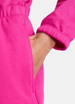 Комбінезон ромпер жіночий nike nsw women's icon fleece fuchsia romper (dm6289-610)3 фото