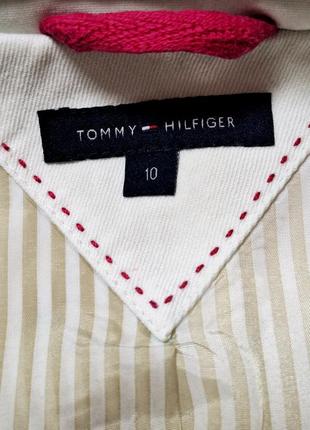 Стильный пиджак tommy hilfiger, хлопок+лён7 фото