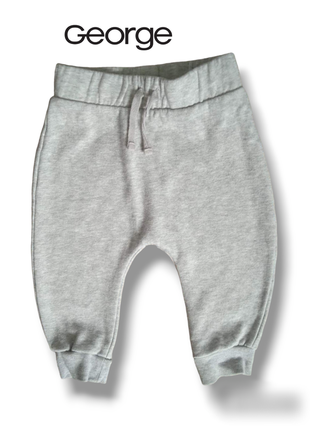 Детские теплые брюки с манжетами байка