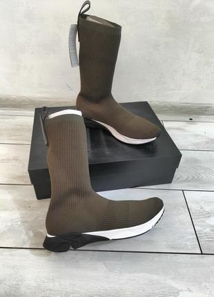 Высокие текстильные кроссовки outfits