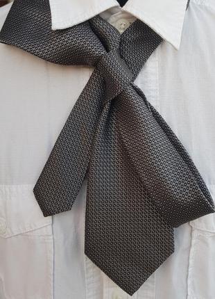 Жіноча краватка  сіра.1 фото