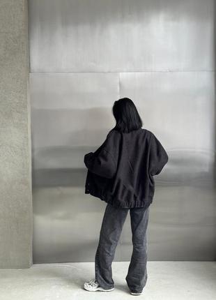 Бомбер (курточка) женский весенний 42-52 черный, серый2 фото