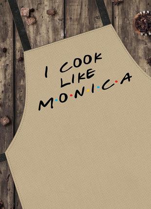 Фартух повнокольоровий сolorful i cook like monica 75х51 см (frtc_24l001)1 фото