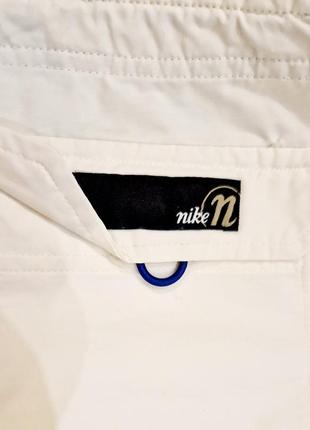 Nike легкие белые спортивные штаны карго м3 фото