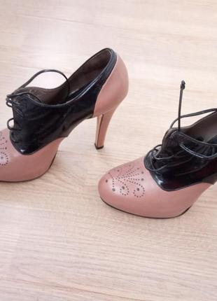 Туфли ботинки женские vero cuoio etro, 36,5 стелька 23,5 см2 фото