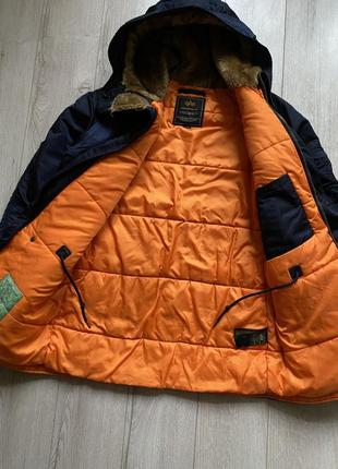 Alpha industries n-3b new coll синя гарна парка5 фото