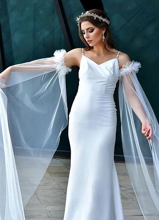 Фатиновые рукава крылья для свадьбы, вечеринки, фотосессии