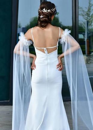 Фатиновые рукава крылья для свадьбы, вечеринки, фотосессии