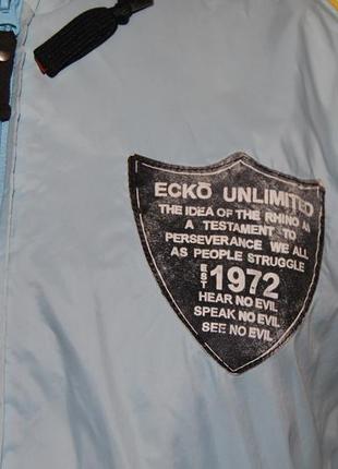 Куртка ветрока штормовка спортивная ecko unlimited ветровка унисекс4 фото