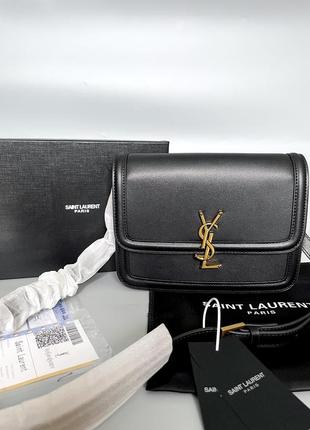 Шкіряна сумка з повною комплектацією yves saint laurent ysl