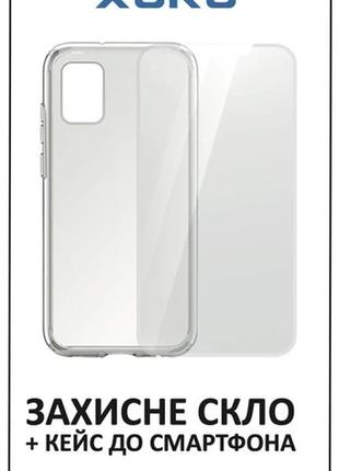 Комплект панель + скло xoko для samsung a725 (a72) transparent