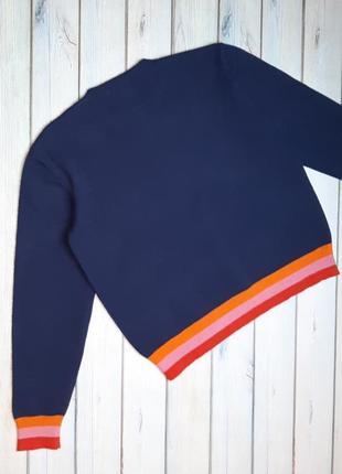 💥1+1=3 фірмовий м'якенький синій жіночий светр love, розмір 46 - 483 фото
