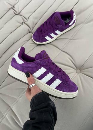 Женские кроссовки adidas сampus violet фиолетовые5 фото