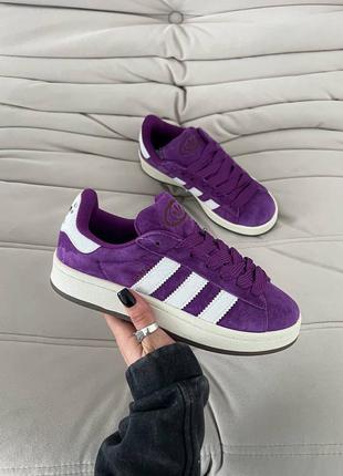 Женские кроссовки adidas сampus violet фиолетовые1 фото