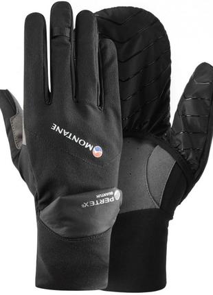 Перчатки montane switch gloves с откидной варежкой, непродуваемые, утеплённые