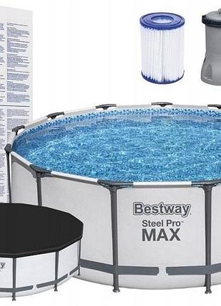 Басейн каркасний bestway 5618w (396*122см)