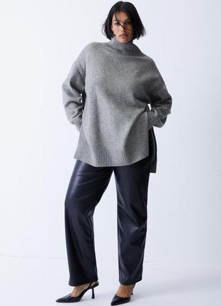 Оверсайз свитер с шерстью h&m, xl