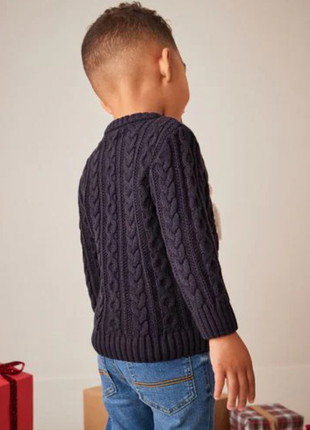 Вязаный свитер для мальчика1 фото