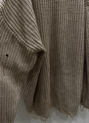 Вязаная туника-свитер3 фото